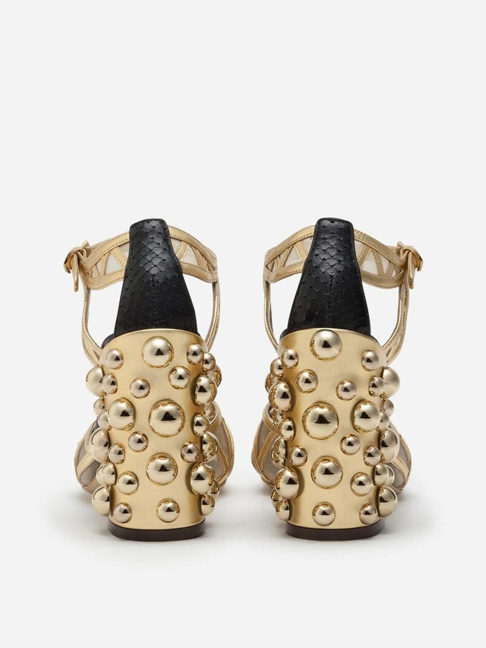Dolce & Gabbana Stud-Embellishment Round-Toe Pumps