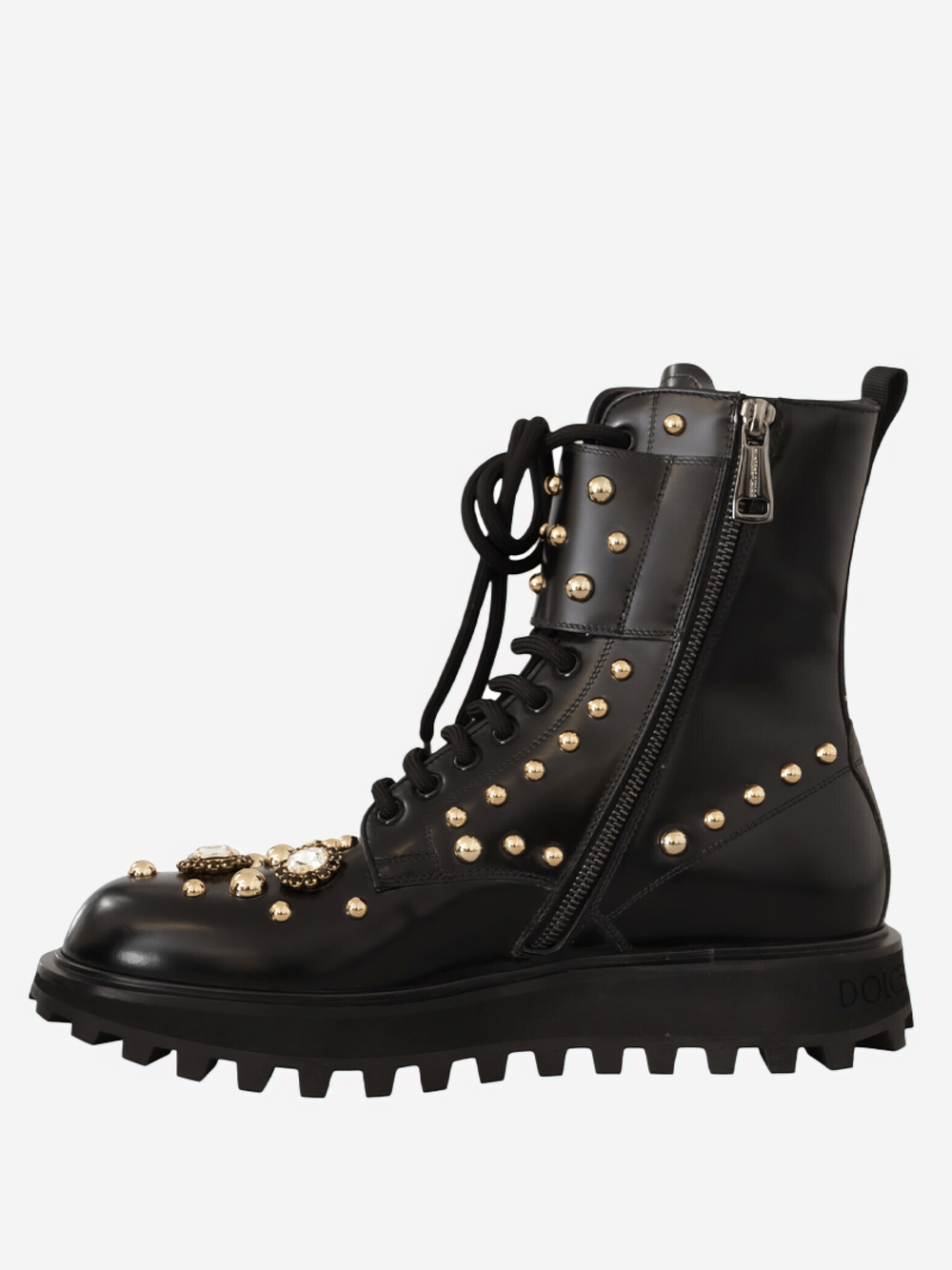 Dolce & Gabbana Studded Embellished Boots