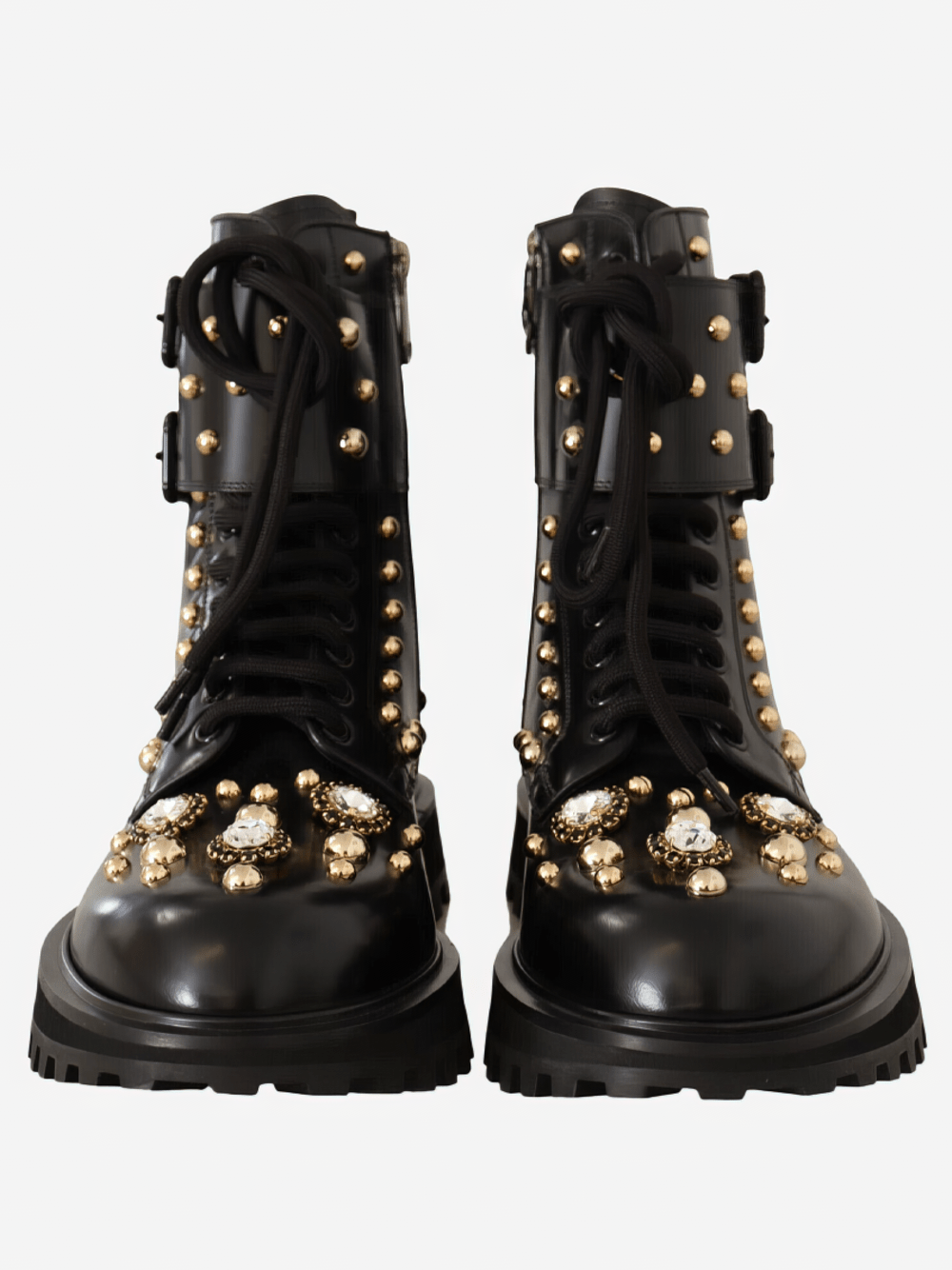 Dolce & Gabbana Studded Embellished Boots