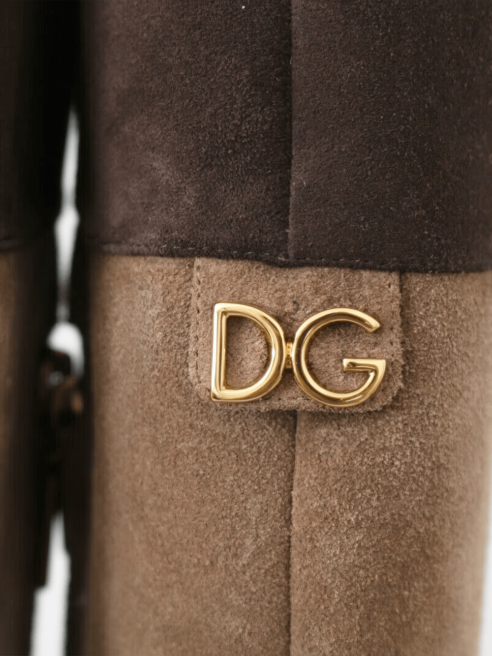 Dolce & Gabbana Suede Logo Boots