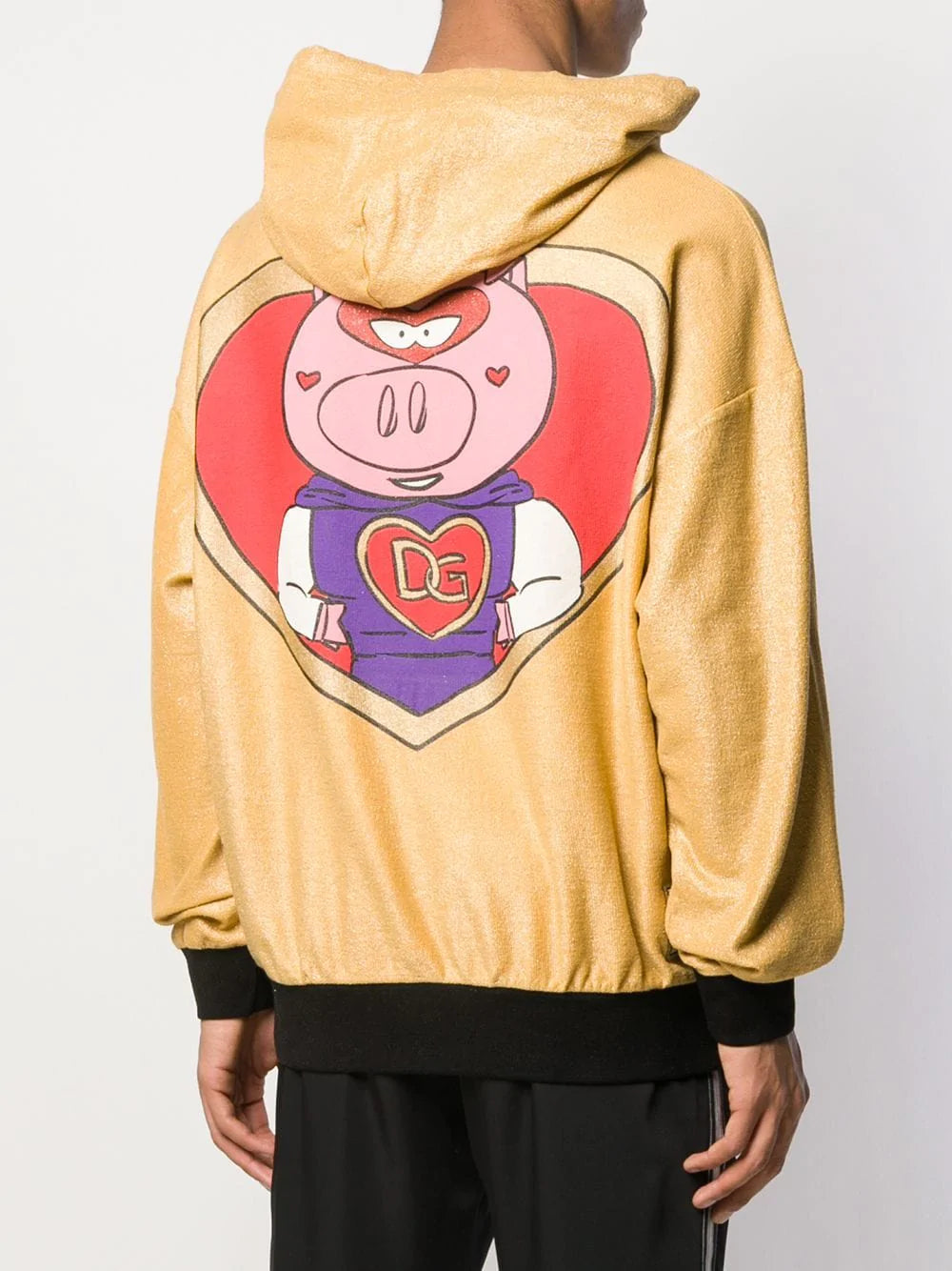 Dolce & Gabbana Super Pig-Print Hoodie