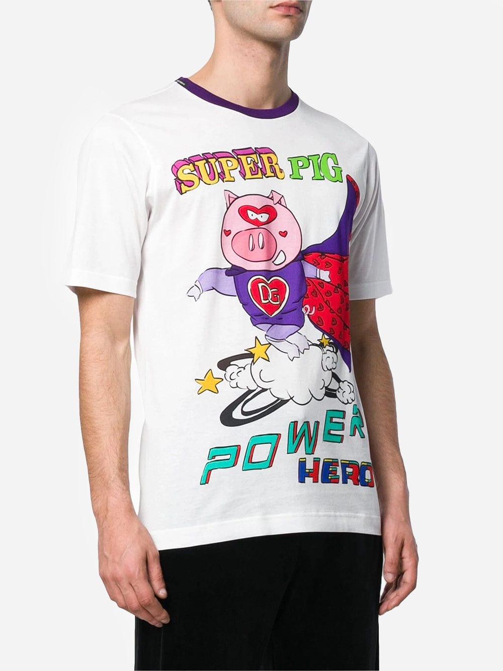 Dolce & Gabbana Super Pig Print T-Shirt