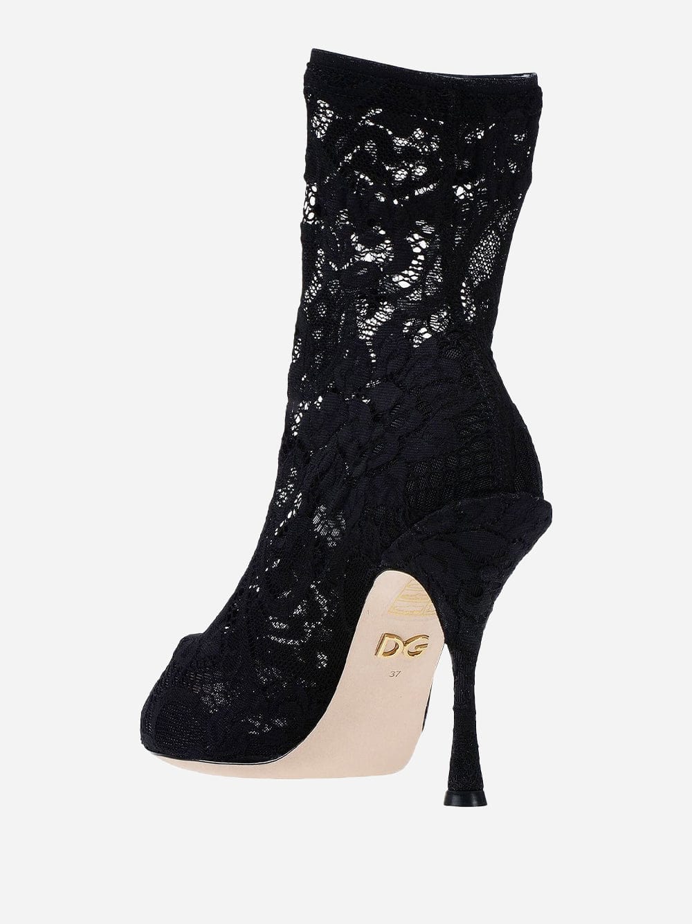 Dolce & Gabbana Taormina Lace Ankle Boots
