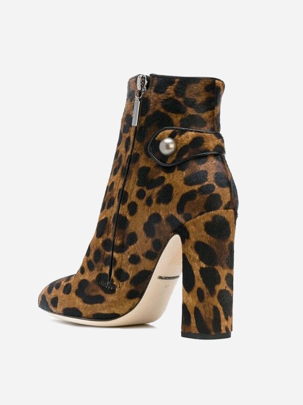 Dolce & Gabbana Vally Leopard-Print Ankle Boots