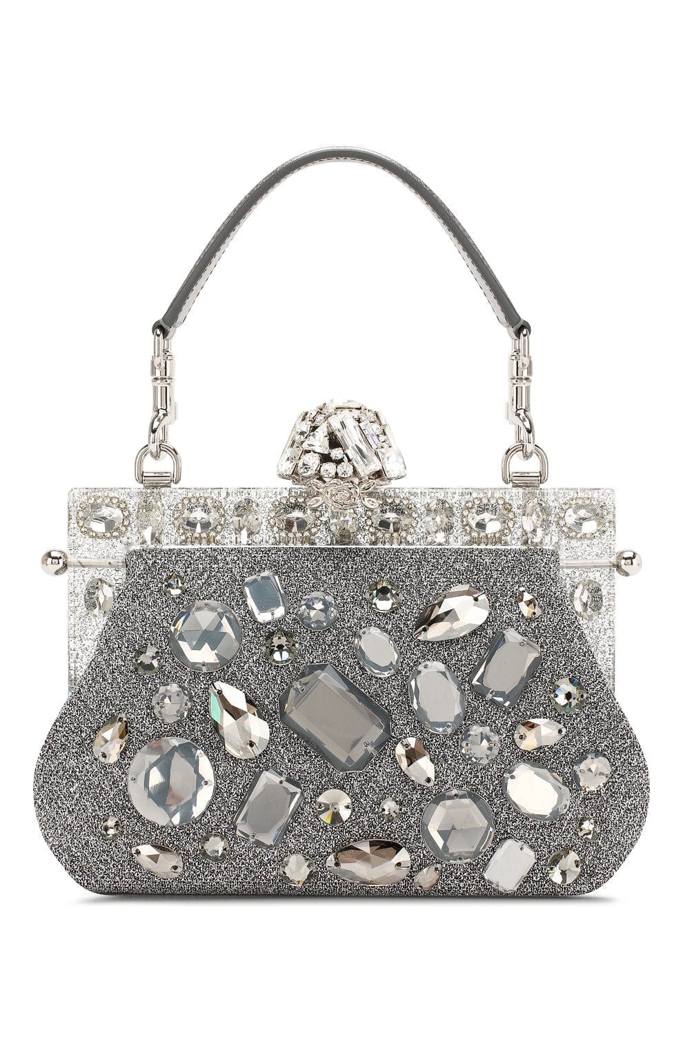 Dolce & Gabbana Vanda Crystal Embellished Clutch Bag