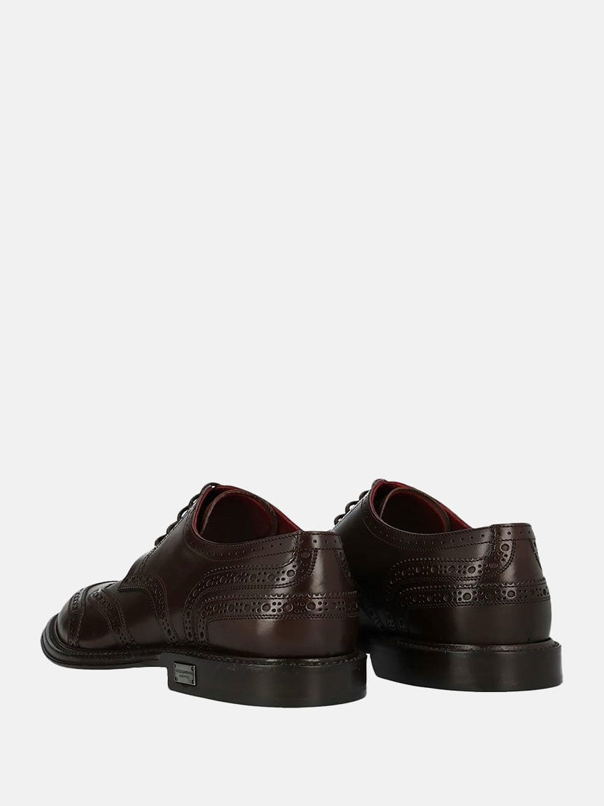 Dolce & Gabbana Wingtip Leather Derby Shoes