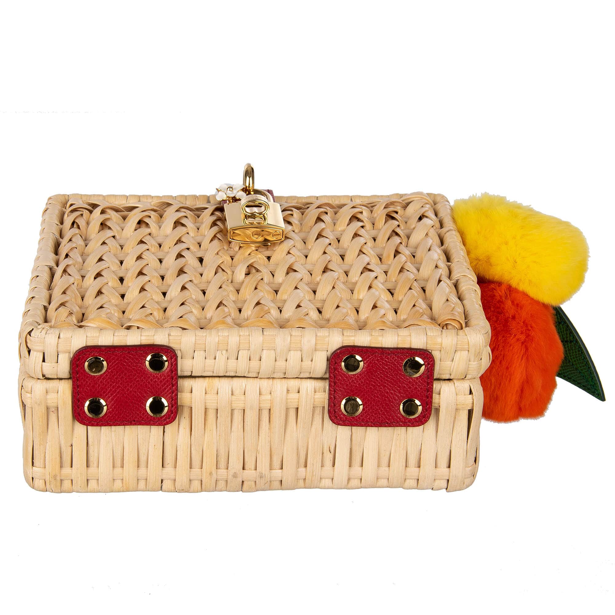 Dolce & Gabbana Woven Dolce Box Bag