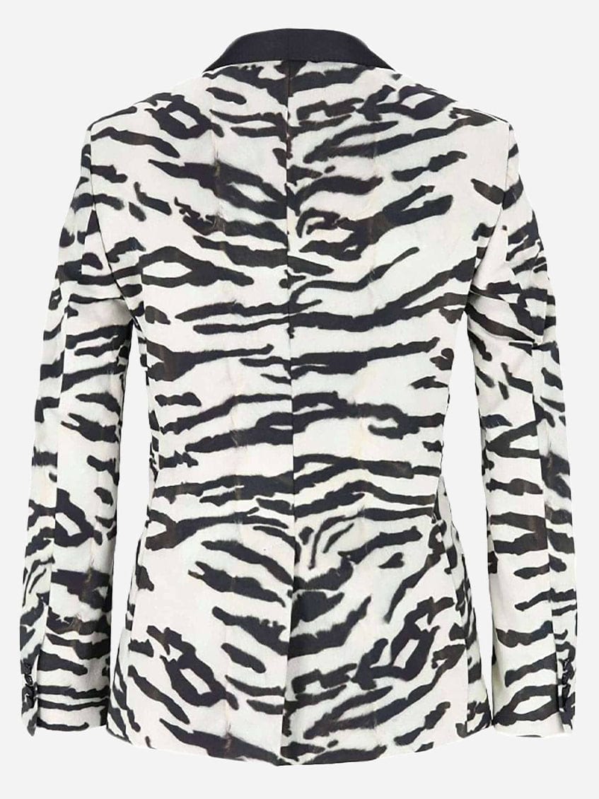 Dolce & Gabbana Zebra-Print Blazer