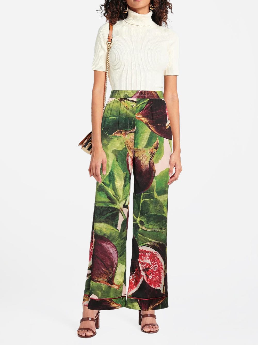 Dolce & Gabbana Fig-Print Pants