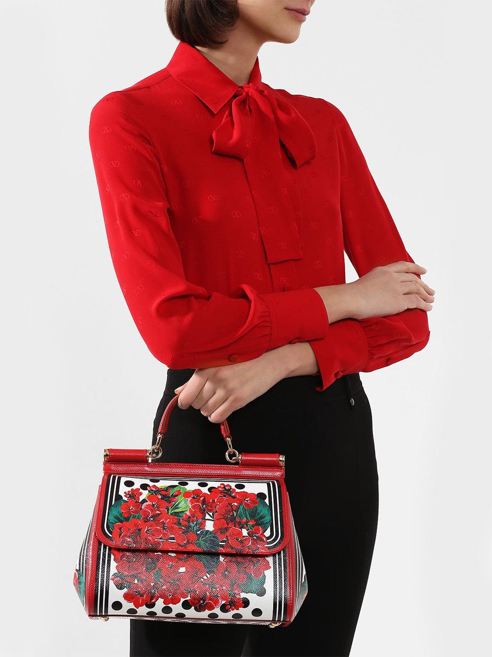 Dolce Gabbana Sicily Bag Red Print | 3D model